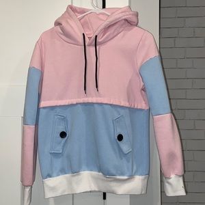 Pastel colored sweatshirt